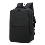 Solid Travel Schoolbag Charging Backpack Business Large-capacity
