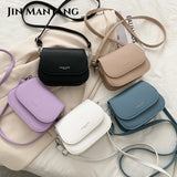 Women Crossbody Bag Solid Flap Shoulder Handbag Small Messenger Purse