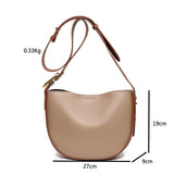 Vintage Leather Hobo Tote Shoulder Bag for Women
