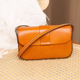 Women's Leather Messenger Sling Handbag Casual Vintage Tote Shoulder Bag