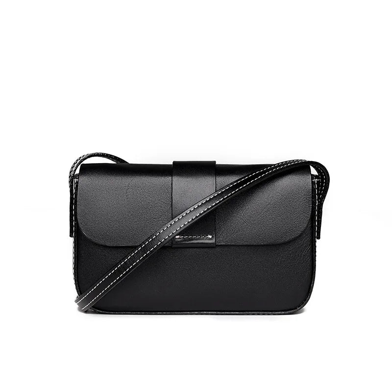 Women's Leather Messenger Sling Handbag Casual Vintage Tote Shoulder Bag