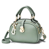 Sweet Solid Small Round Bag Diagonal Bag Women