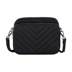 Nylon Shoulder Bag Womens Large-capacity Multi-purpose Solid Zipper Bags