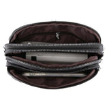Nylon Shoulder Bag Womens Large-capacity Multi-purpose Solid Zipper Bags