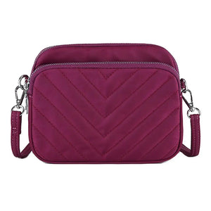 Nylon Shoulder Bag Womens Large-capacity Multi-purpose Solid Zipper Bags
