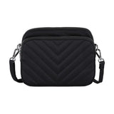 Nylon Shoulder Bag Womens Large-capacity Multi-purpose Solid Zipper Bags