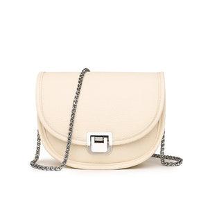 Vintage Leather Saddle Shoulder Bag for Women