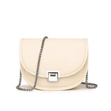 Vintage Leather Saddle Shoulder Bag for Women