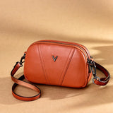 Leather Shell Tote Lady Girl Shoulder Messenger Bag