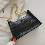 Soft Leather Single-Shoulder Square Handbag for Women