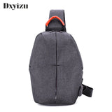 Unisex Casual Sports Headset Purse Nylon Messenger Bag