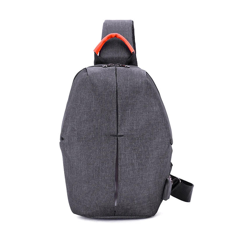 Unisex Casual Sports Headset Purse Nylon Messenger Bag