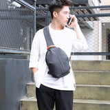 Unisex Casual Sports Headset Purse Nylon Messenger Bag