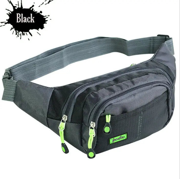 Unisex Waterproof Running Belt Bum Waist Pouch