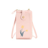 Women's Vertical Mobile Bag Small Wallet for Phone