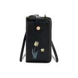 Women's Vertical Mobile Bag Small Wallet for Phone