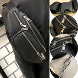 Women's Waist Bag Fanny Pack PU Leather Belt Purse Phone Key Pouch