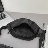 Leather Crossbody Waist Bag Purse for Women and Men
