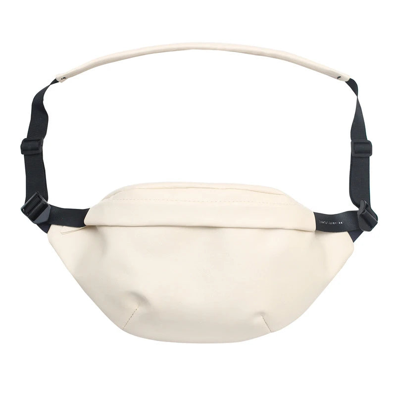 Leather Crossbody Waist Bag Purse for Women and Men