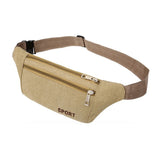 Canvas Waist Pack Fanny Pack Hip Purse Belt Bag