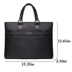Waterproof Business Handbag Laptop Shoulder Briefcase Men Bag