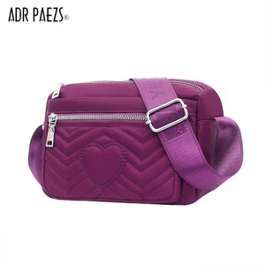 Waterproof Nylon Women Shoulder Bags High Crossbody Bag For Female
