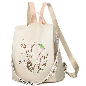 Waterproof Oxford Women Backpack Anti-theft Women Backpacks Print School Bag