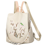 Waterproof Oxford Women Backpack Anti-theft Women Backpacks Print School Bag