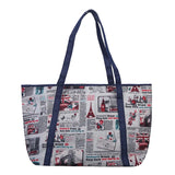 Waterproof Tote Bag Women Large Capacity Canvas Travel Shoulder Lady