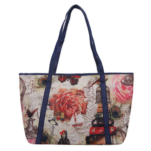 Waterproof Tote Bag Women Large Capacity Canvas Travel Shoulder Lady