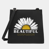 Wild Women Daisy Shoulder Messenger Bag Small Square Commute Handbag