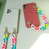 Acrylic Shoulder Phone Handle Chains for Women