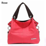 Large Capacity Leather Shoulder Bag Totes Purse