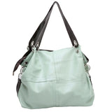 Large Capacity Leather Shoulder Bag Totes Purse