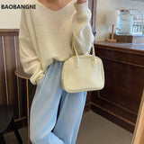 Women's PU Leather Shoulder Messenger Bag Vintage Small Tote