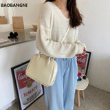 Women's PU Leather Shoulder Messenger Bag Vintage Small Tote