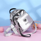 Women Backpack PU Leather School Bags For Teenage Girls 3 in 1 Ladies