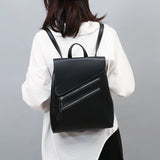 High Youth Leather Backpacks for Teenage Girls