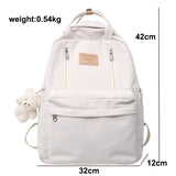 Waterproof Backpack High School Student Bag Large Capacity for Teenage Girls Boy