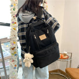 Waterproof Backpack High School Student Bag Large Capacity for Teenage Girls Boy