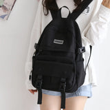 Women Backpack Laptop Mochila Duck Print School Bag Teenager Girl Bookbag