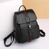 Women Backpack PU Leather Casual large capacity Shoulder Bag For Girls