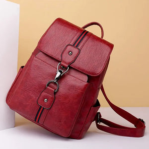 Women Backpack PU Leather Casual large capacity Shoulder Bag For Girls