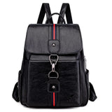 Women Backpack PU Leather Casual large capacity Shoulder Bag For Girls
