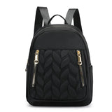 Women Backpack Urban Casual Backpack Solid Nylon Bag Waterproof Lightweight