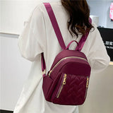 Women Backpack Urban Casual Travel Nylon Bag Lightweight Ladies Bag