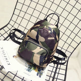 Nylon Women's Backpack for School Girls Teens Female