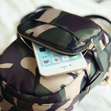 Nylon Women's Backpack for School Girls Teens Female