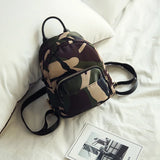 Nylon Women's Backpack for School Girls Teens Female