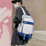 Contrasting Colors Laptop Backpack for School